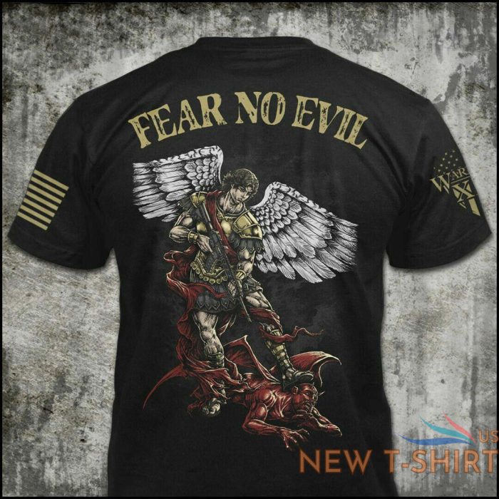 saint michael fear no evil t shirt us size fathers day gift best price 0.jpg