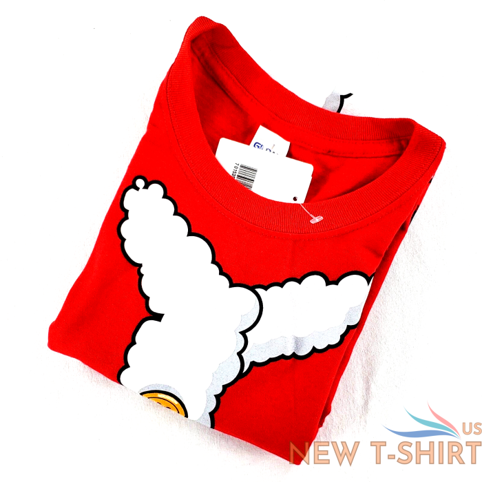 santa claus t shirt large red christmas holiday costume print tee gildan 7.png