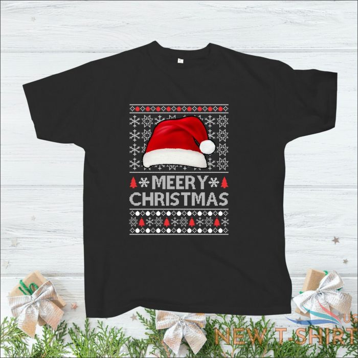 santa hat merry christmas t shirt xmas vacation 2021 festive party shirt 2 4xl 1.jpg