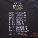 sara evans christmas tour t shirt 3xl short sleeve black front back graphics 2.jpg