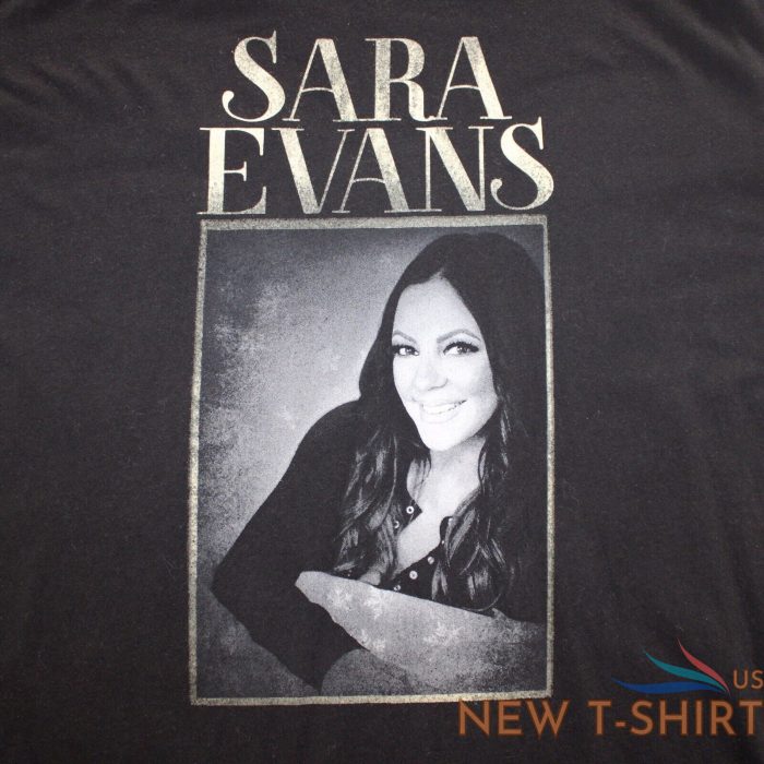 sara evans christmas tour t shirt 3xl short sleeve black front back graphics 4.jpg