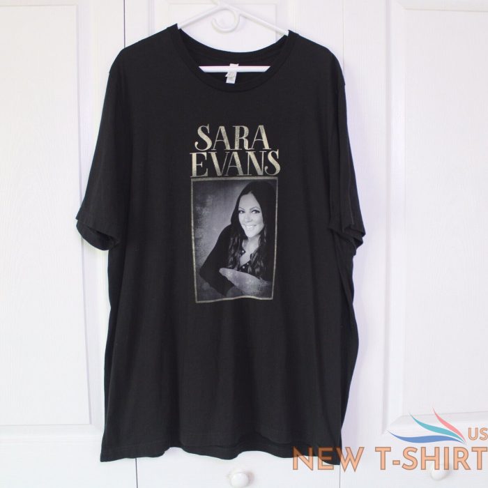 sara evans christmas tour t shirt 3xl short sleeve black front back graphics 7.jpg