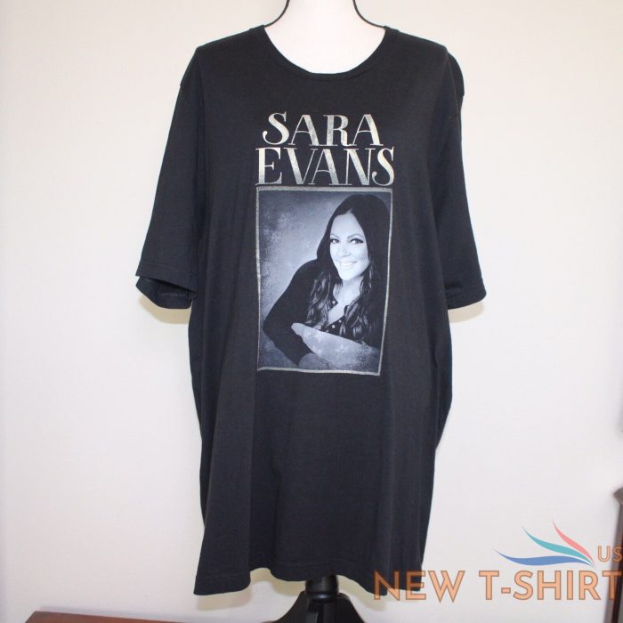 sara evans christmas tour t shirt 3xl short sleeve black front back graphics 8.jpg