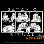 satanic ritual halloween jackolantern carving hail satan parody fun shirt nft044 0.gif