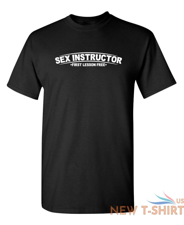 sex instructor first lesson free sarcastic novelty funny t shirts 0.jpg