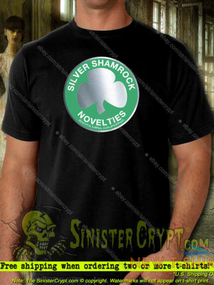 silver shamrock t shirt halloween iii 3 season of the witch sizes small to 6xl 0.jpg