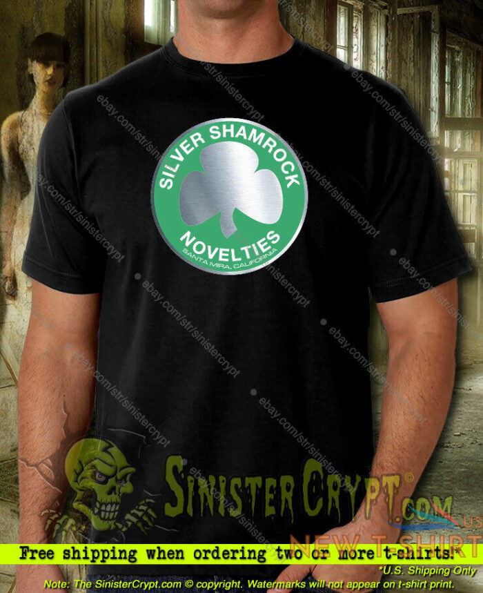 silver shamrock t shirt halloween iii 3 season of the witch sizes small to 6xl 0.jpg