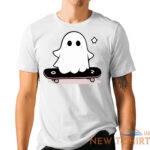 skateboarding kawaii ghost t shirt lazy funny halloween shirt 3.jpg