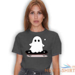 skateboarding kawaii ghost t shirt lazy funny halloween shirt 6.jpg