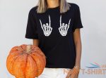 skeleton hand shirt halloween shirt skeleton rock shirt cool horror shirt 5 1.jpg