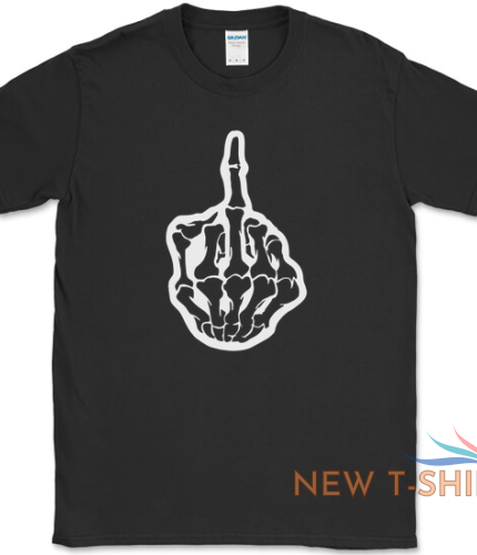 skeleton middle finger t shirt funny halloween skull sarcastic novelty tee 0.png