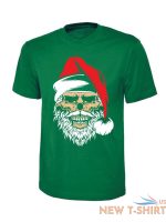 skeleton skull santa hat christmas t shirt xmas funny beard hat secret santa top 3.jpg