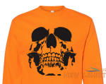 skull halloween long sleeve graphic tee unisex apparel custom holiday design 0.png