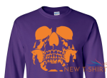 skull halloween long sleeve graphic tee unisex apparel custom holiday design 4.png