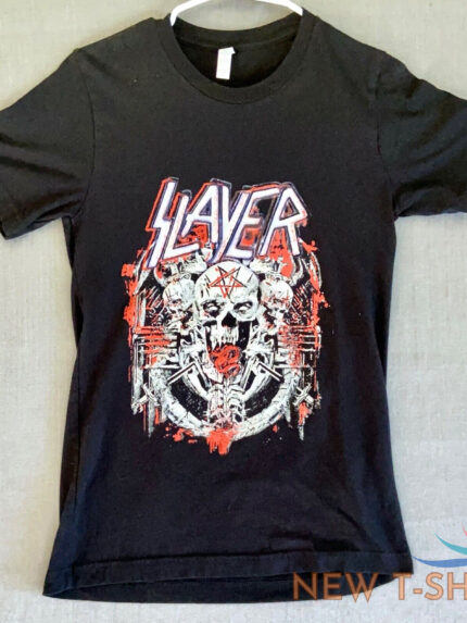 slayer t shirt heavy metal t shirt horror t shirt mens small concert t shirt 1.jpg