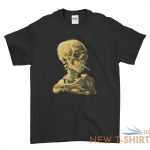 smoking skeleron halloween t shirt weed novelty retro vintage tee top 0.jpg