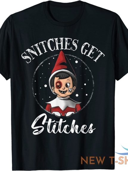 snitches get stitches funny christmas t shirt 0.jpg