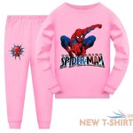 spider man kids boys girls t shirt pants pajama set pyjamas pjs sleepwear 3.jpg