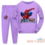 spider man kids boys girls t shirt pants pajama set pyjamas pjs sleepwear 5.jpg