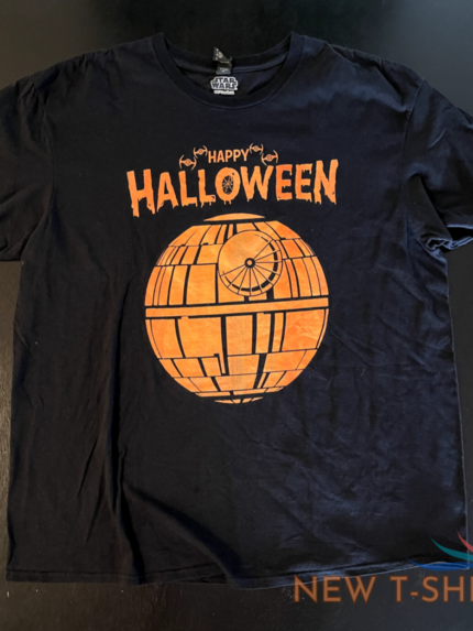 star wars happy halloween death star t shirt size 2xl xxl 1.png