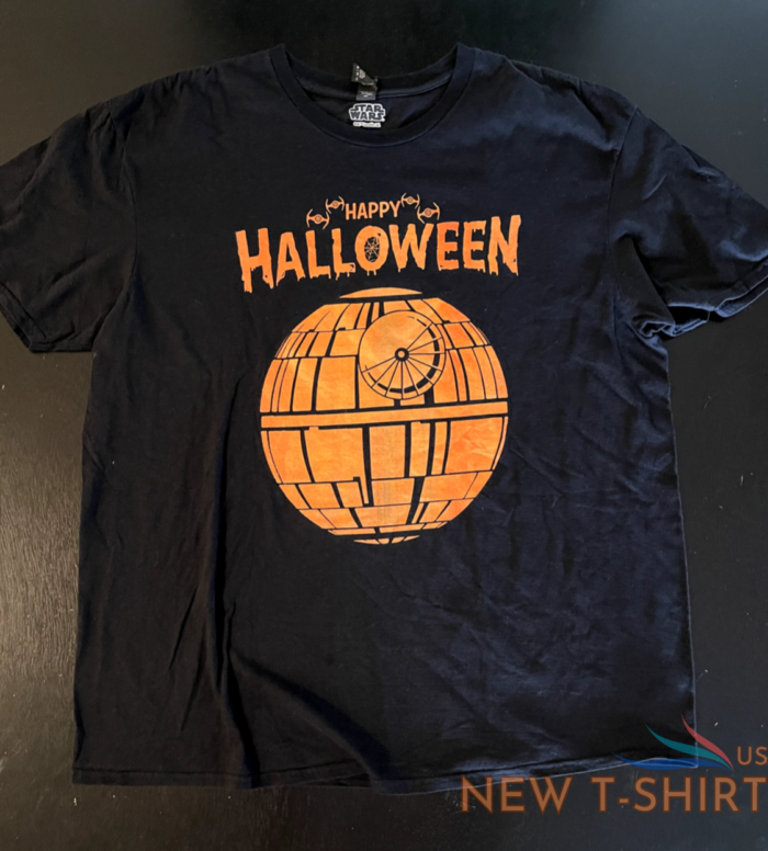 star wars happy halloween death star t shirt size 2xl xxl 1.png