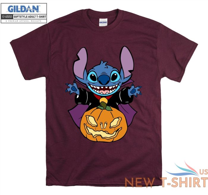 stitch t shirt pumpkin halloween custom t shirt men women unisex tshirt v529 3.jpg