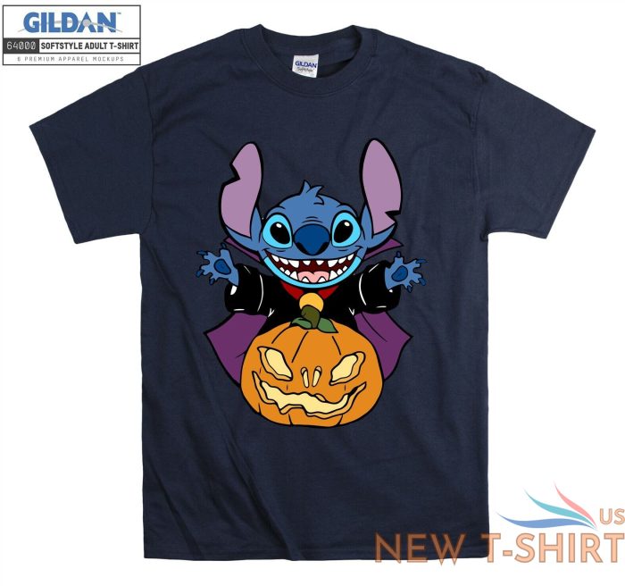 stitch t shirt pumpkin halloween custom t shirt men women unisex tshirt v529 4.jpg