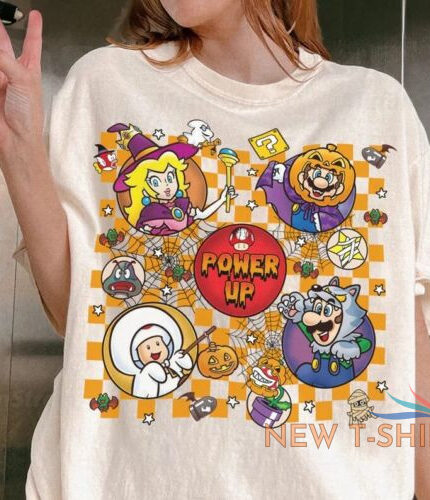 super mari o halloween shirt power up mari o game halloween unisex shirt 0.jpg