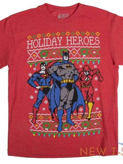 superman batman shirt christmas holiday heroes dc comics men s size small xxl 0.jpg