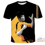 t shirt bruce lee inspired kung fu dragon moive graphic double sided size l m s 0.jpg