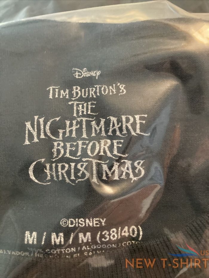 t shirt mens black the nightmare before christmas size medium new with tag 7.jpg