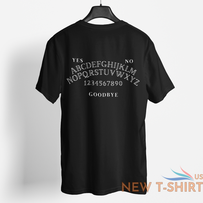 t shirt ouija board printed halloween occult horror black short sleeve tee shirt 2.png