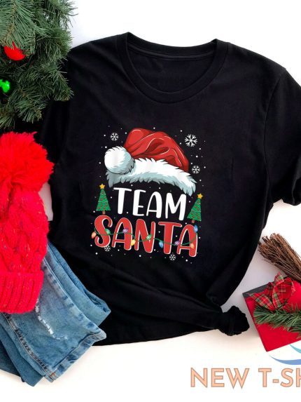 team santa t shirt christmas family matching pajamas tees t shirt 0.jpg