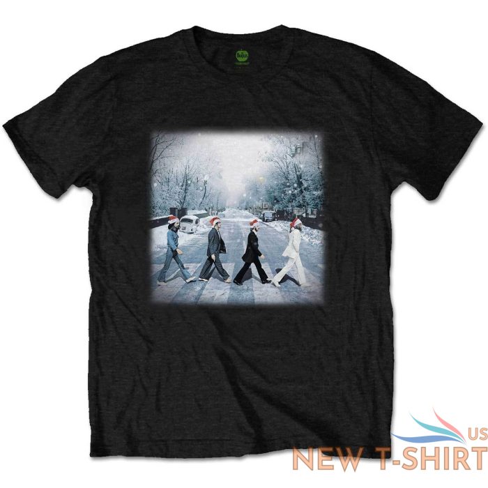 the beatles unisex t shirt abbey christmas 0.jpg