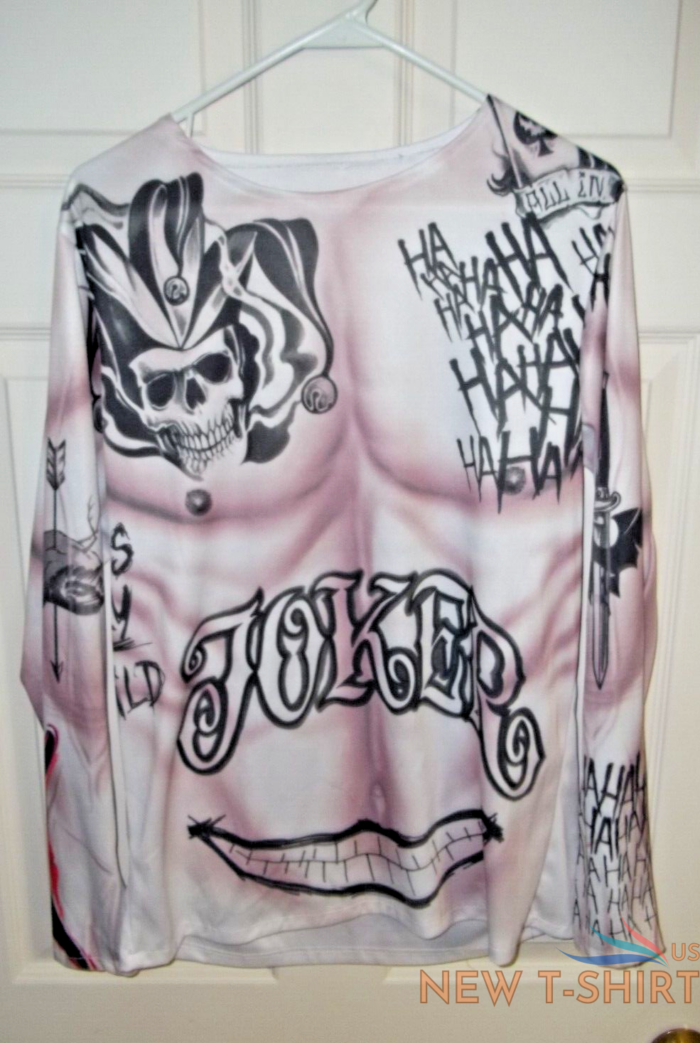 the joker shirt suicide squad mens 2xl halloween villian polyester stretch 0.png