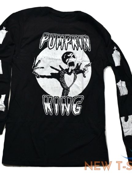 the nightmare before christmas mens pumpkin king long sleeve shirt new s m 1.jpg