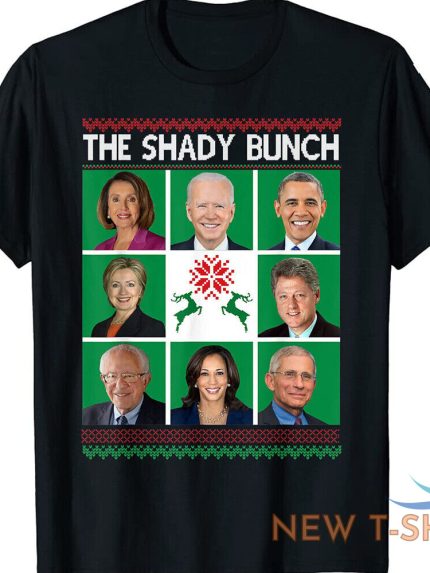 the shady bunch pelosi biden obama kamala ugly christmas tshirt men 1.jpg