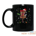 three disc golf plaid christmas x mas light santa disc golf player t shirt mug 2.jpg