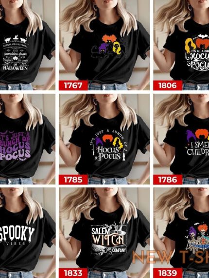 tshirt a bunch of hocus pocus sanderson sisters witch museum halloween 0.jpg