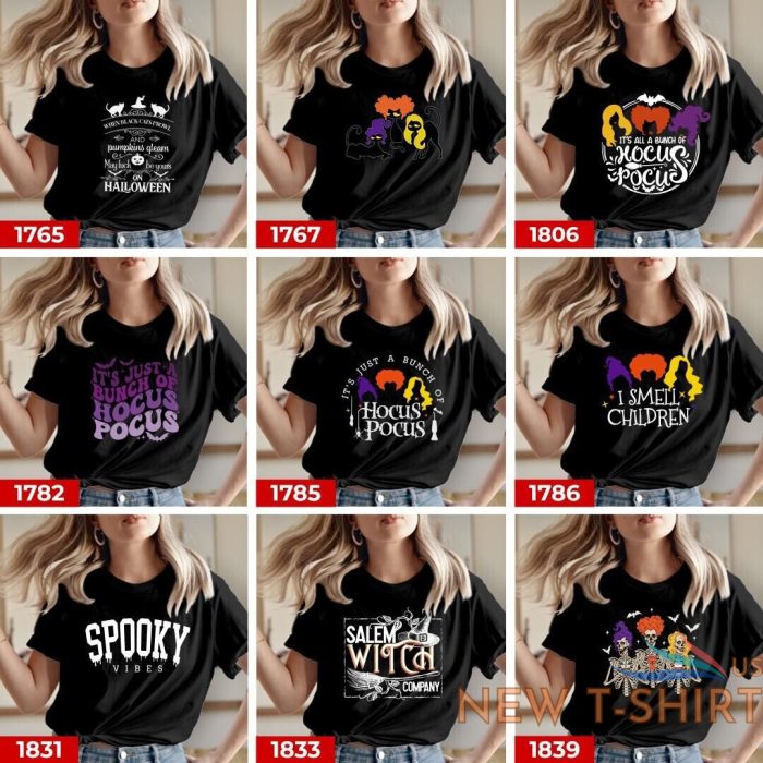 tshirt a bunch of hocus pocus sanderson sisters witch museum halloween 0.jpg