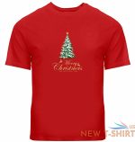 unisex tee t shirt shirt print gift merry christmas xmas tree green tree present 0.jpg