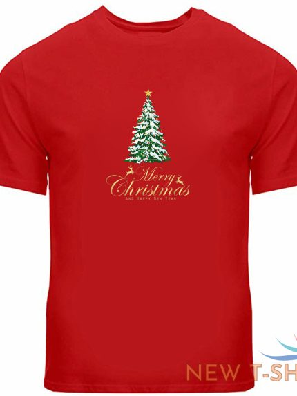 unisex tee t shirt shirt print gift merry christmas xmas tree green tree present 0.jpg