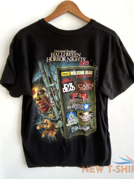 universal halloween horror night hhn 2013 walking dead graphic t shirt size l xl 1.png