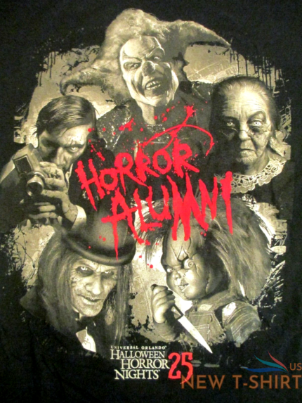 universal studios halloween horror nights 25 horror alumni tee shirt medium nwt 0.png