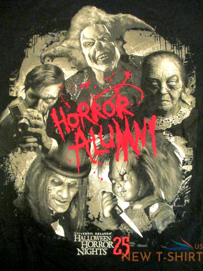 universal studios halloween horror nights 25 horror alumni tee shirt medium nwt 0.png