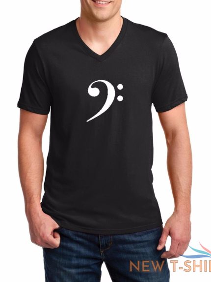 v neck bass clef t shirt music symbol shirt tee musician jazz rock band guitar 0.jpg