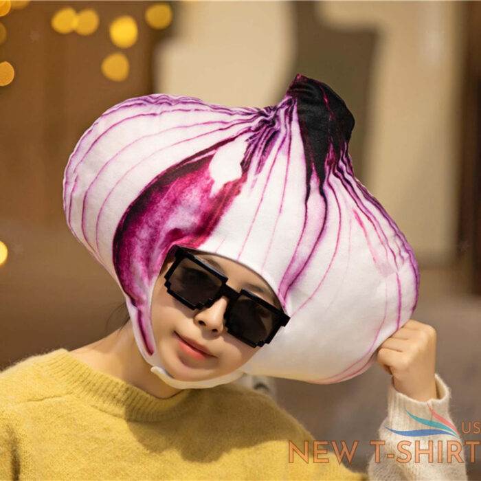 vegetable plush onion hat women men for halloween holiday birthday 2.jpg