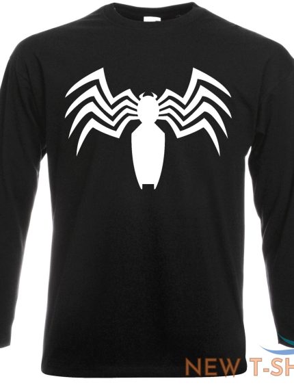 venom spider long sleeve t shirt spiderman marvel dc deadpool gym top xmas gift 1.jpg