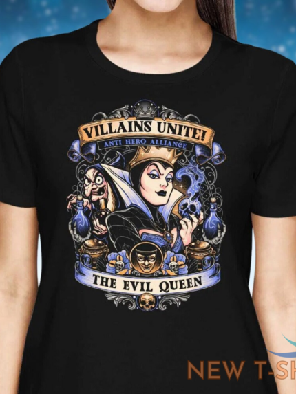 villains unite the evil queen villains witch happy halloween tshirt women 1.png