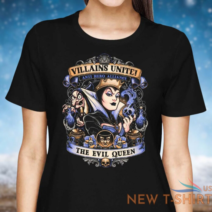 villains unite the evil queen villains witch happy halloween tshirt women 1.png